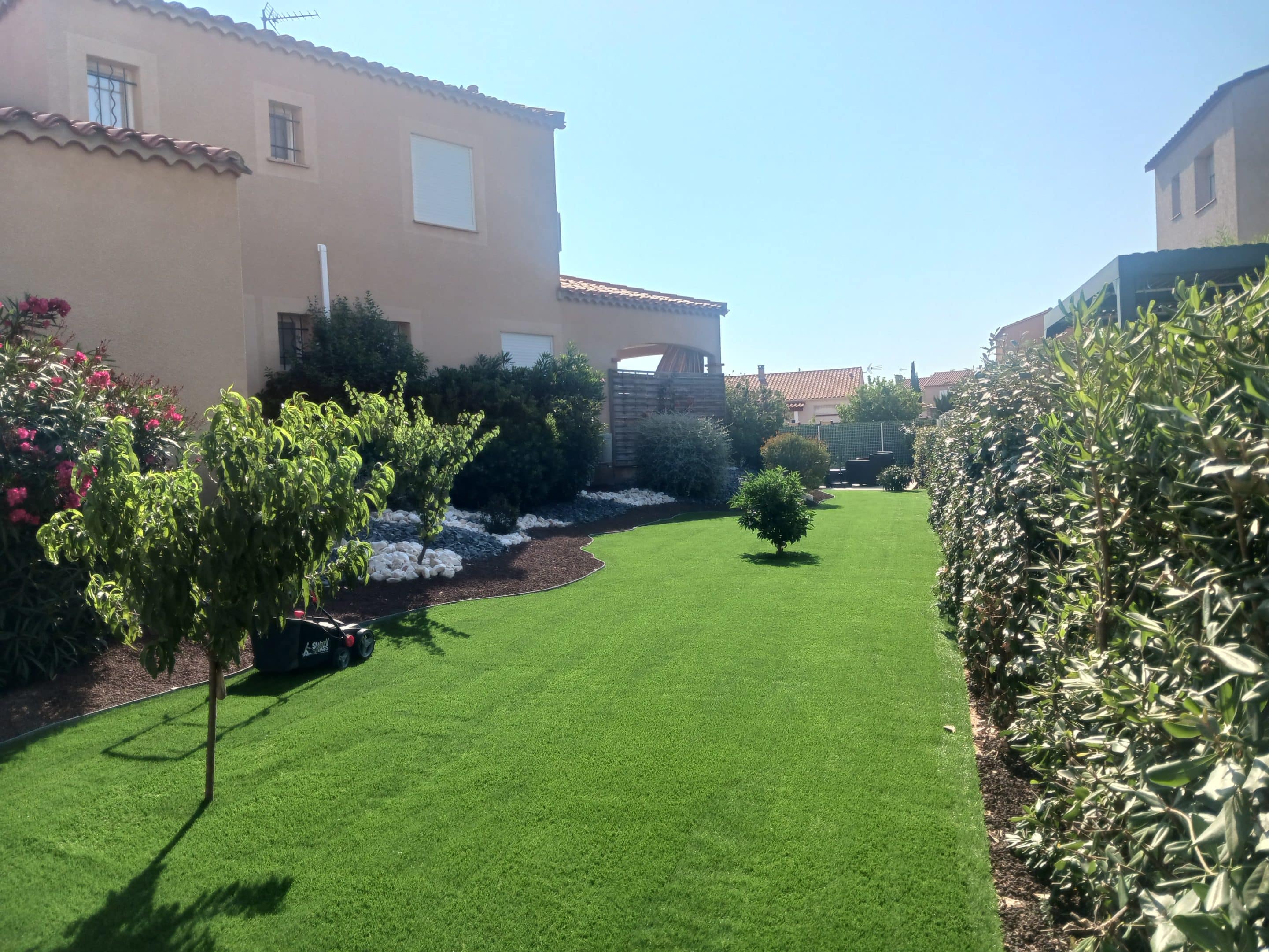Jardin créé par Horizon Catalan dans les Pyrénées-Orientales